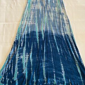 Tribal.Jeans. Tied dyed skirt.